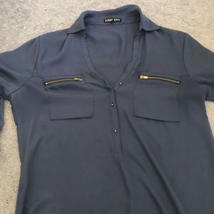 Long sleeve express blouse